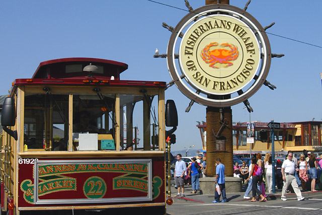 Fisherman's Wharf industrial center of San Francisco