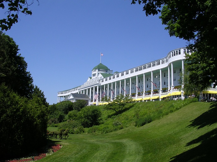 Grand Hotel on Mackinac Island, one of the most popular of all Mackinac Island tourist attractions