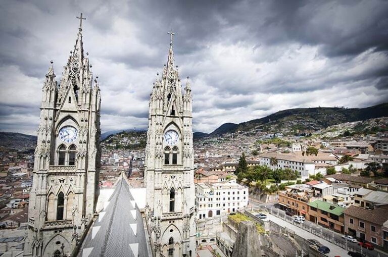 Basilica del Voto Nacional spires