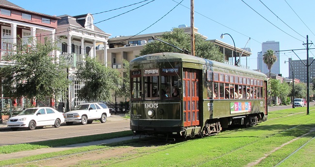 Charles Streetcar in New Orleans