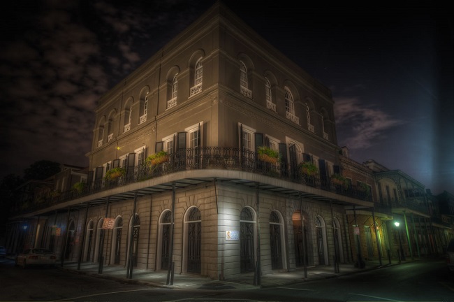 Lalaurie Mansion, a hunted house in Louisiana, New Orleans