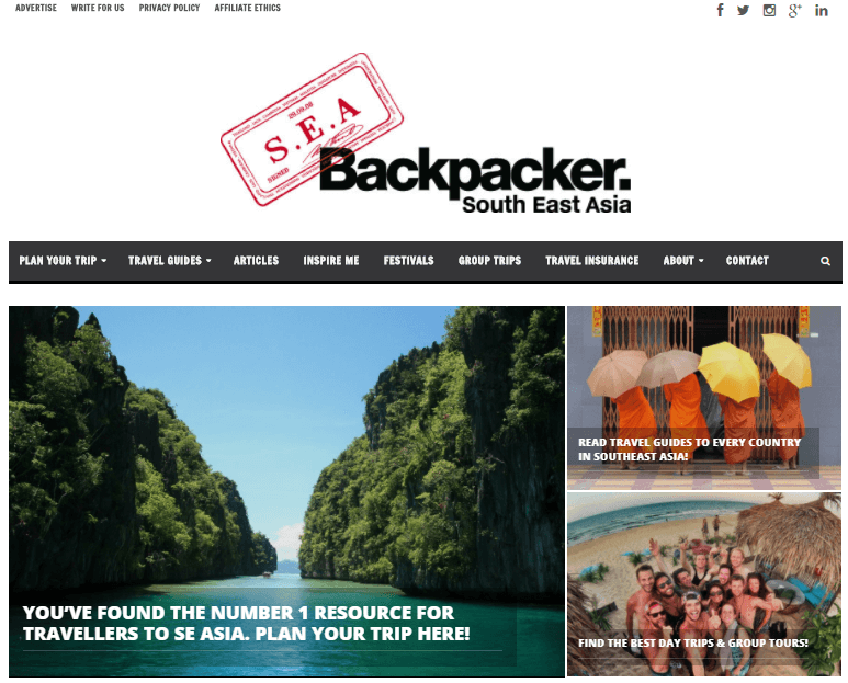 South East Asia Backpacker screenshot