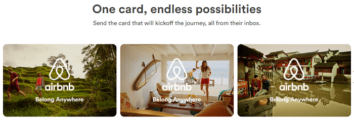 Airbnb One card, endless possibilities