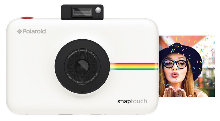 Polaroid Snap Touch Instant Print Digital Camera With LCD Display (White) with Zink Zero Ink Printing Technology